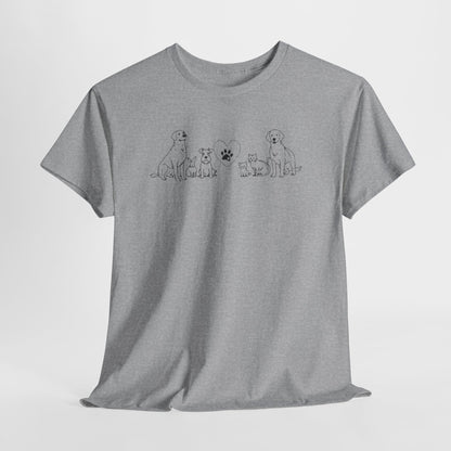 Delta Animal Shelter "Line Art" Collection - Logo on Back