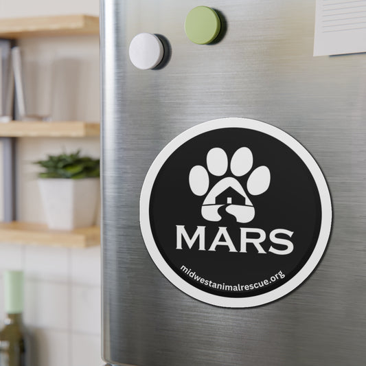 MARS B/W Rescue Logo Magnet