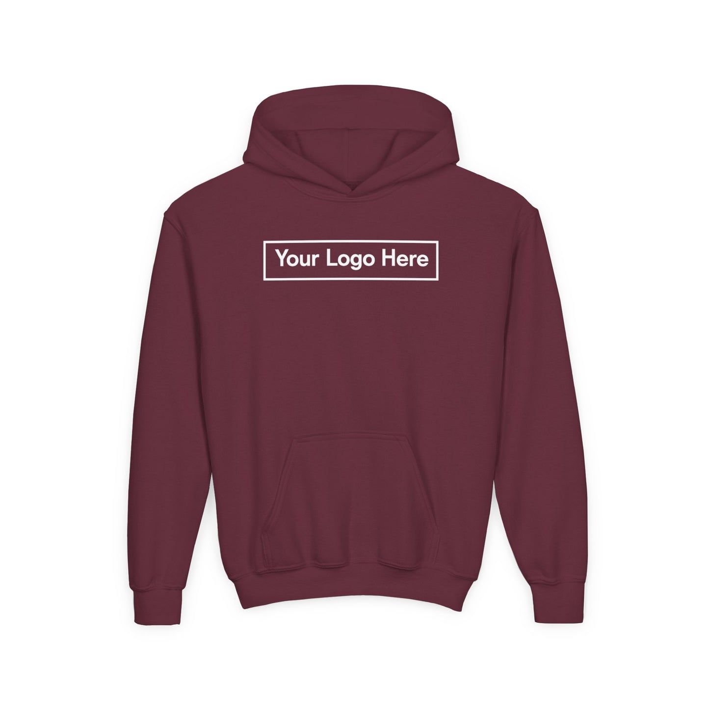 Youth Hoodie — Example Logo