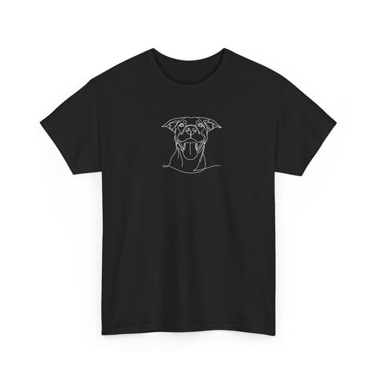 Custom Printed Line Art T-Shirt