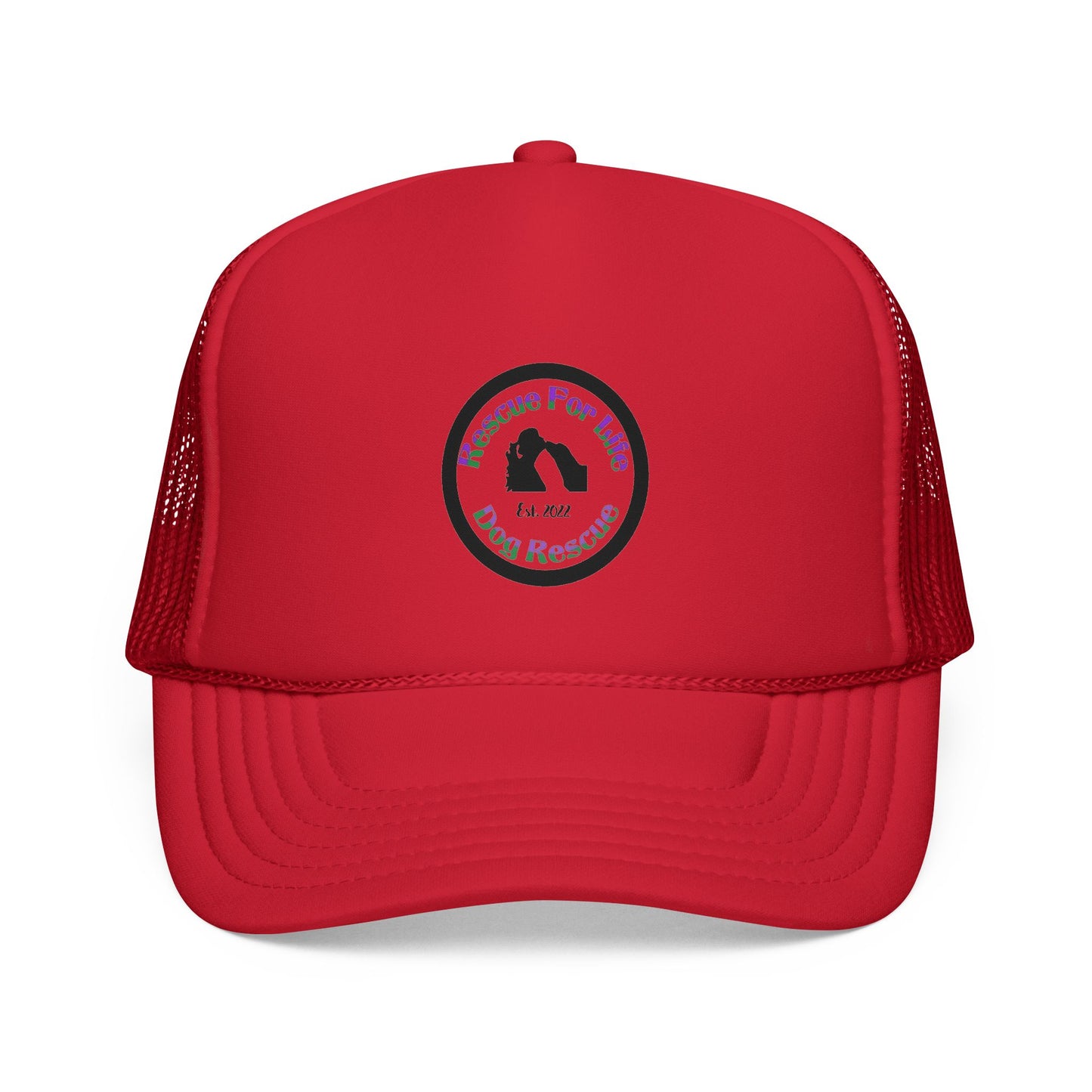 Rescue For Life Trucker Hat with Retro Patch