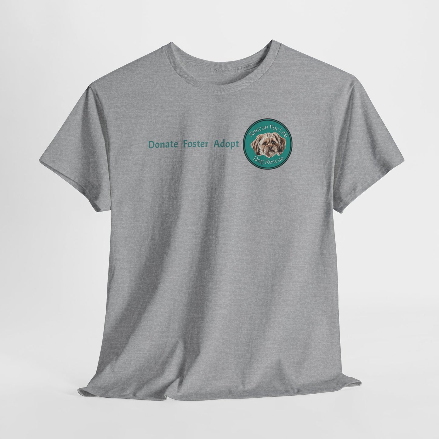Rescue for Life - Dog Adoption Awareness T‑Shirt