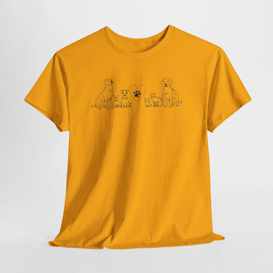 Delta Animal Shelter Line Animal Art T-Shirt (Internal)