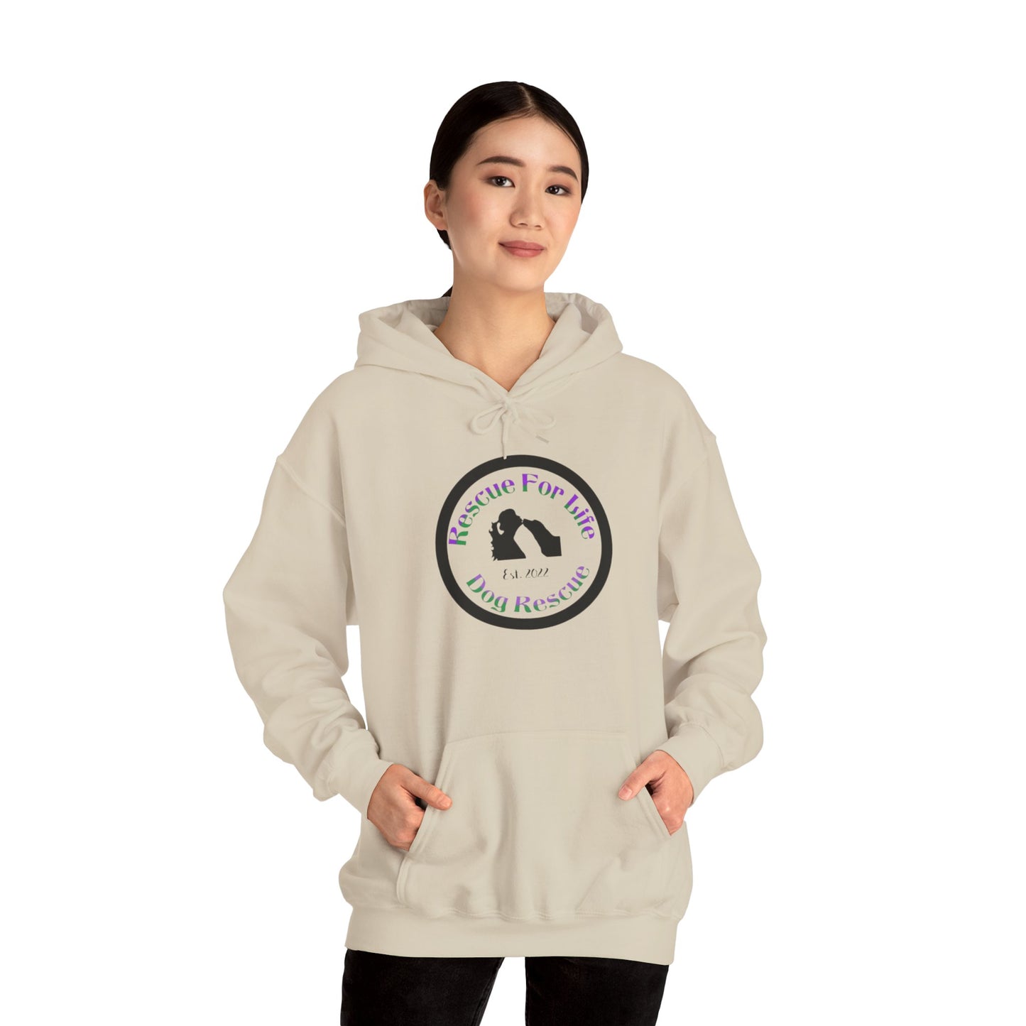 Rescue for Life Classic Style Logo — Est. 2022 Hoodie