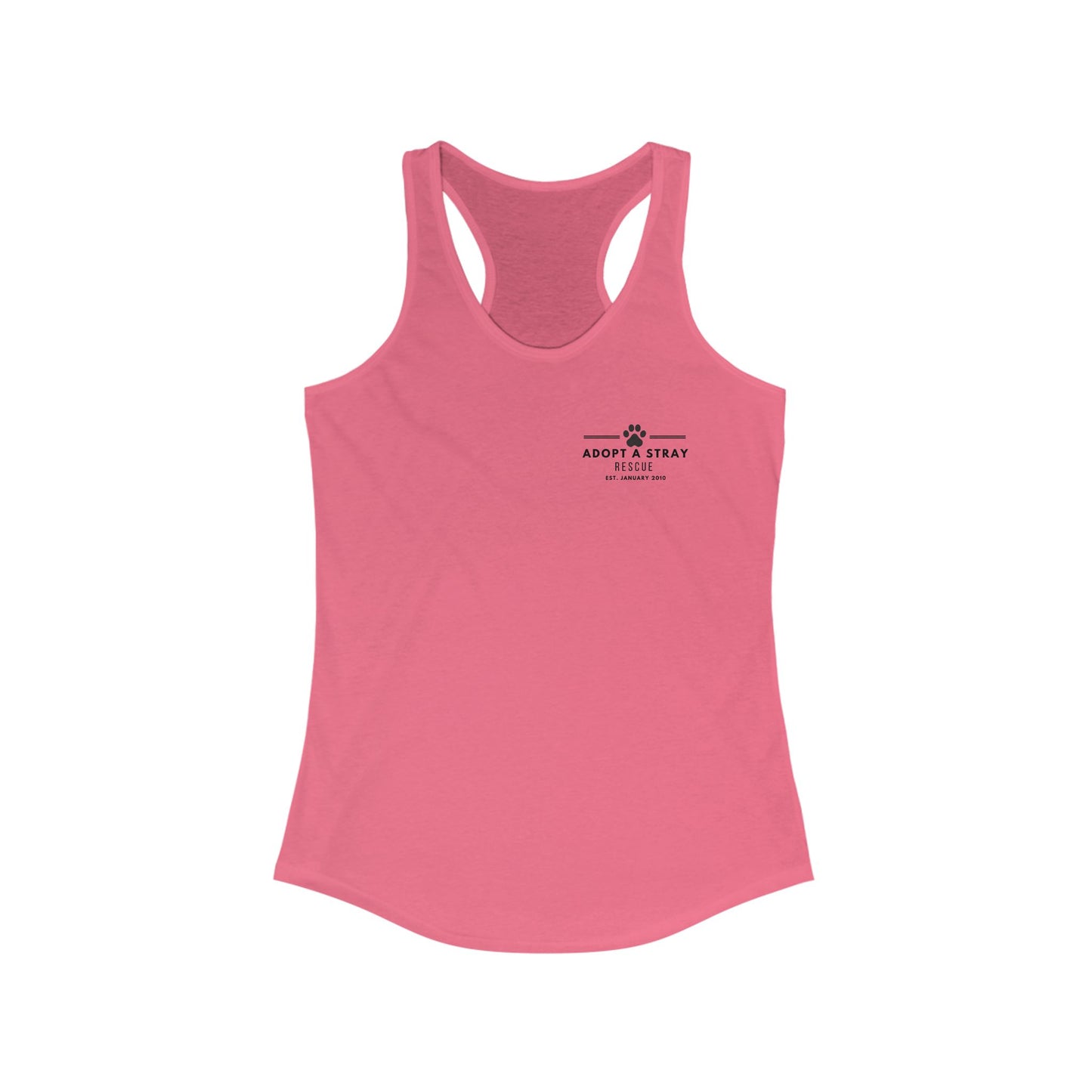 Adopt a Stray Rescue Women's Ideal Racerback Tank