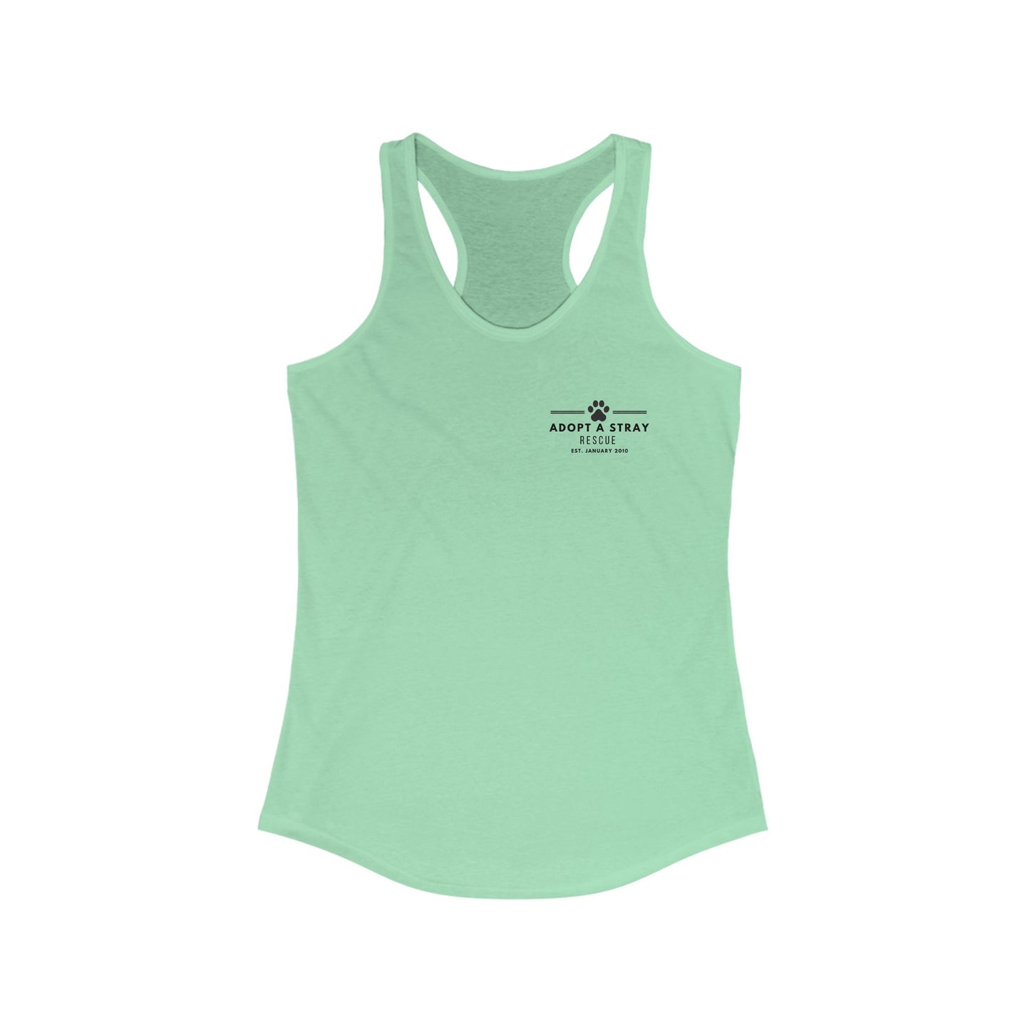 Adopt a Stray Rescue Women's Ideal Racerback Tank