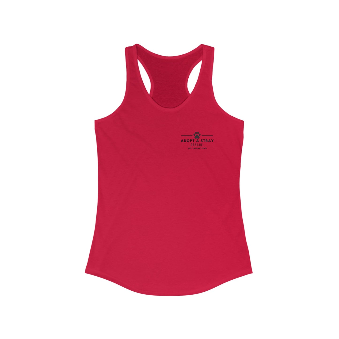Adopt a Stray Rescue Women's Ideal Racerback Tank