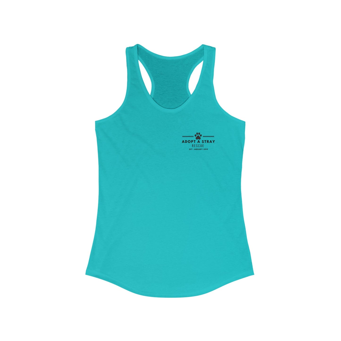 Adopt a Stray Rescue Women's Ideal Racerback Tank