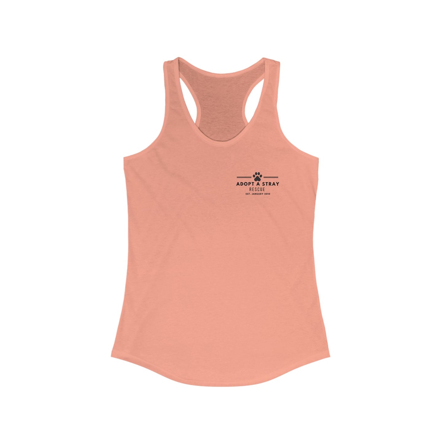 Adopt a Stray Rescue Women's Ideal Racerback Tank
