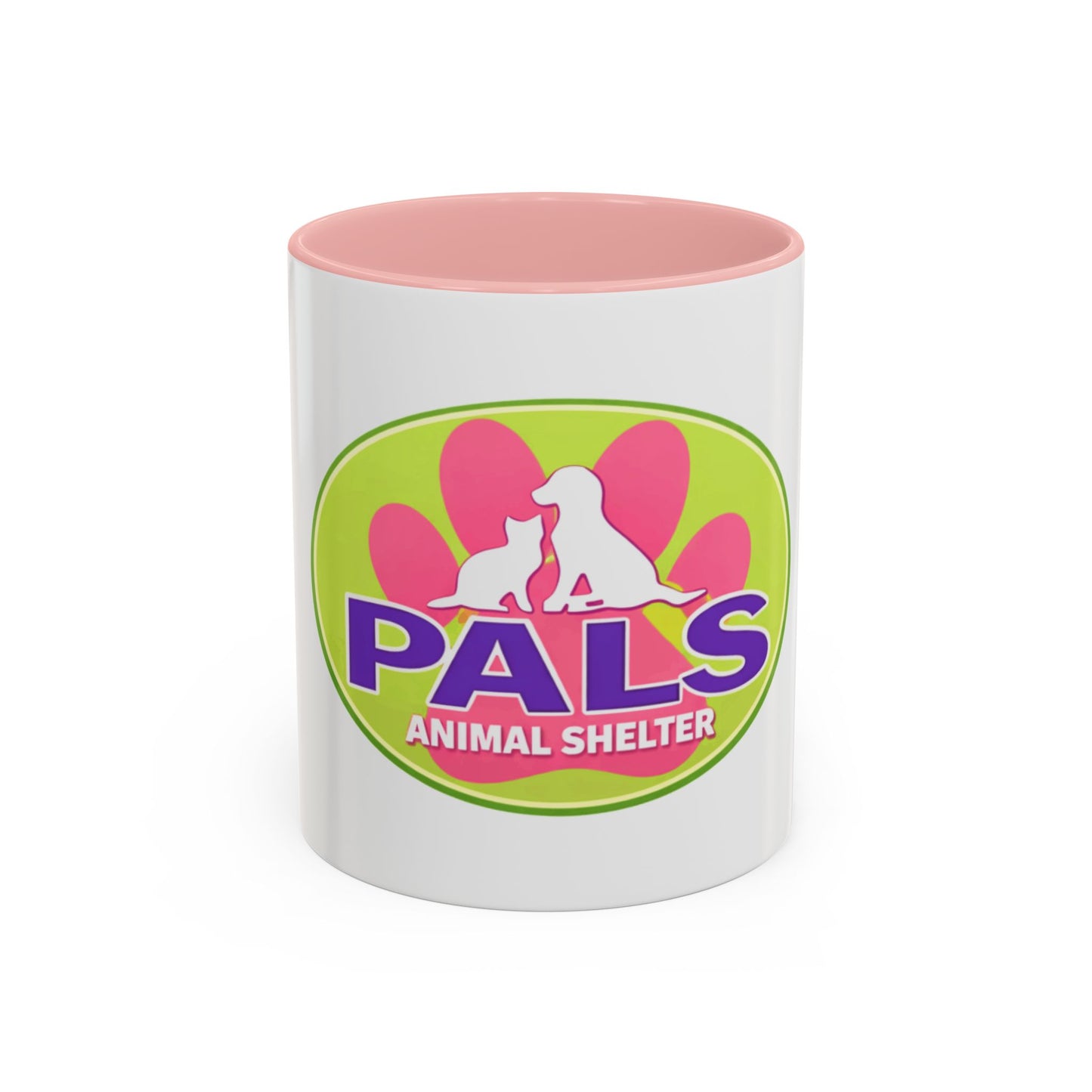 PALS Animal Shelter Accent Coffee Mug – 11/15oz Pet Rescue Logo Mug