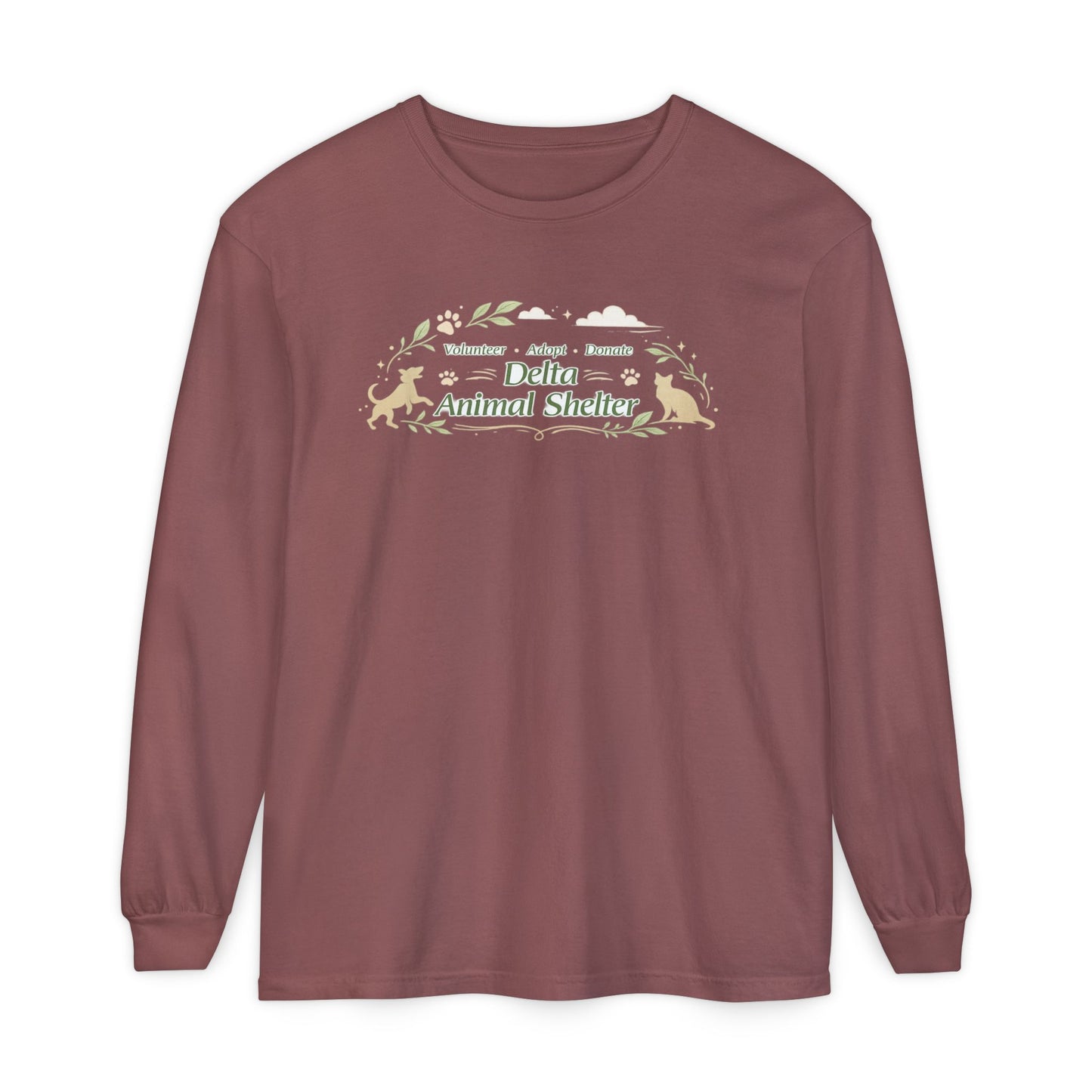 Delta Animal Shelter Long Sleeve "Eco Style" Collection Tee (Internal)