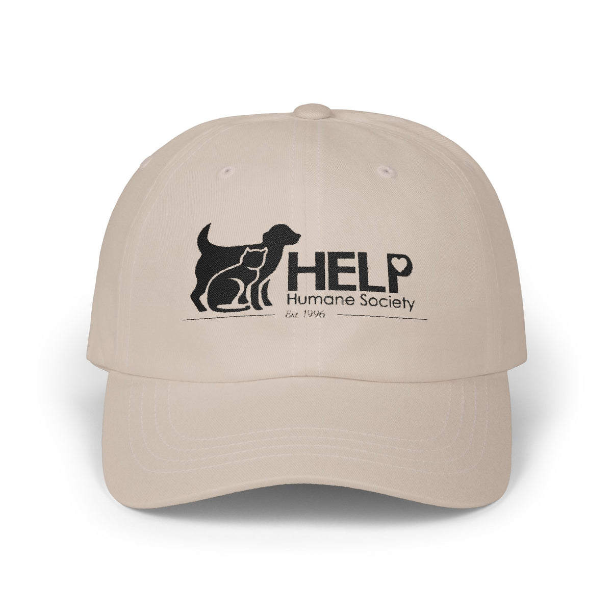 Help Humane Logo HELP Humane Society Dog Logo Cap – Rescue Awareness Embroidered Hat ...