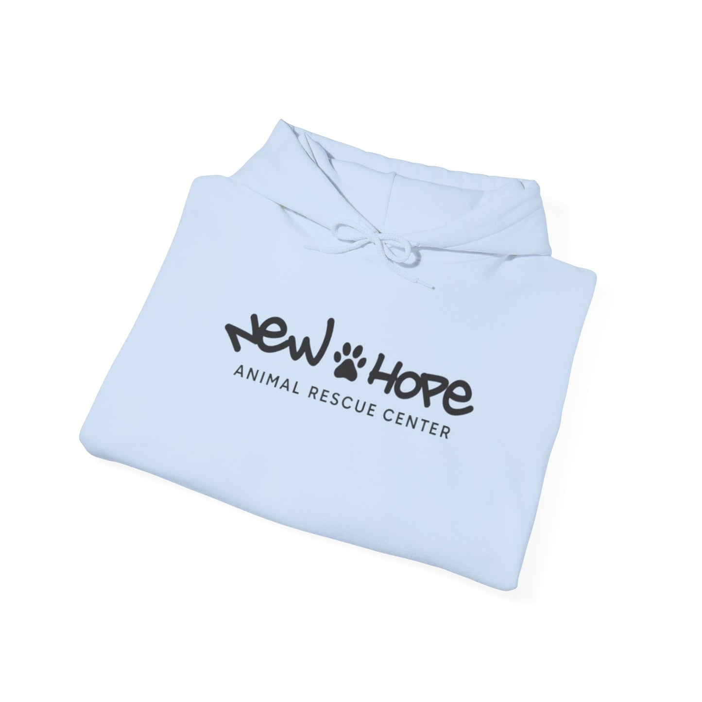 New Hope Animal Rescue Hoodie — Paw Logo Charity Sweatshirt