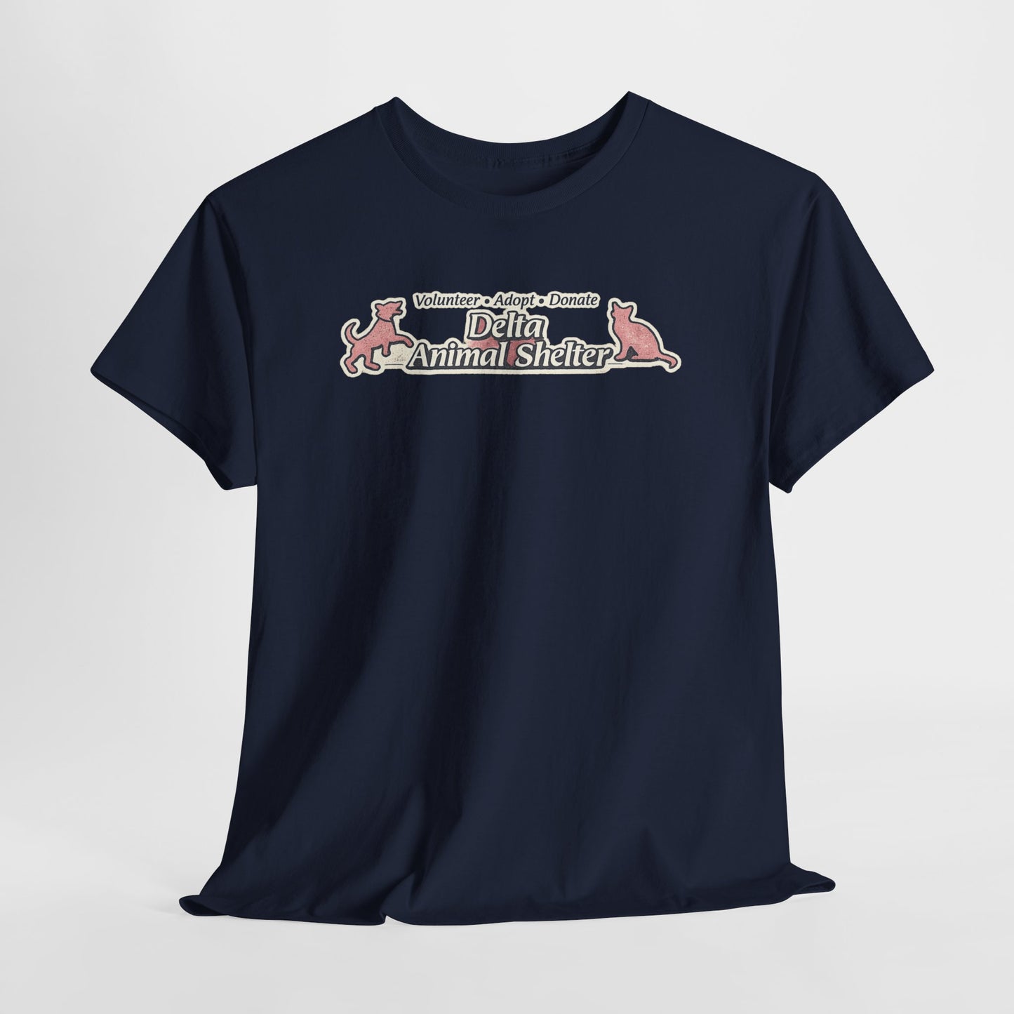 Delta Animal Shelter Volunteer "Retro" Collection T-Shirt (Internal)
