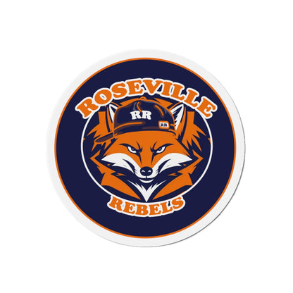 Roseville Rebels Die-Cut Magnets
