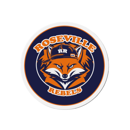Roseville Rebels Die-Cut Magnets