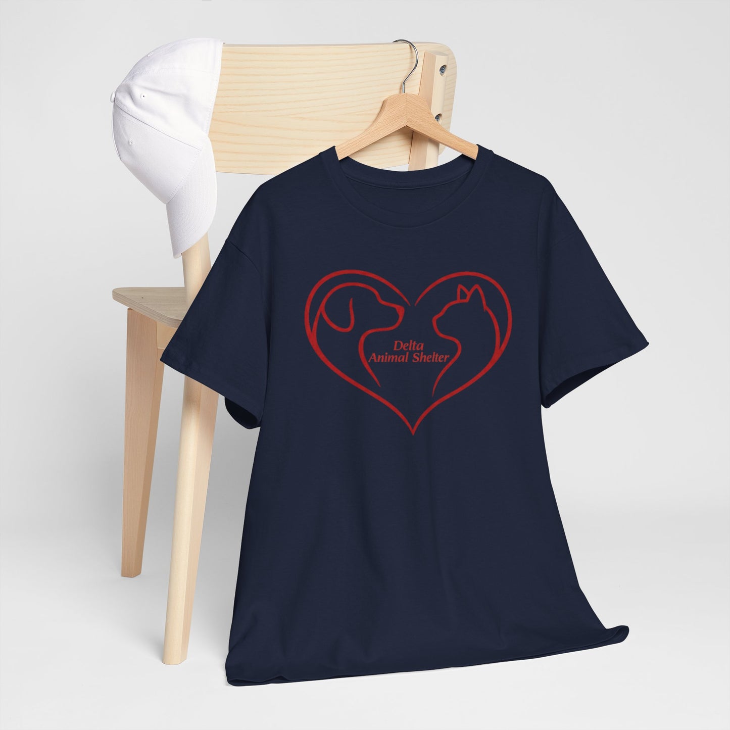 Delta Animal Shelter Heart T-Shirt