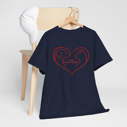 Delta Animal Shelter Heart T-Shirt