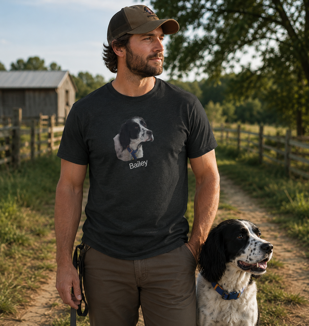 Customizable T-Shirt — Add Your Text & Photo