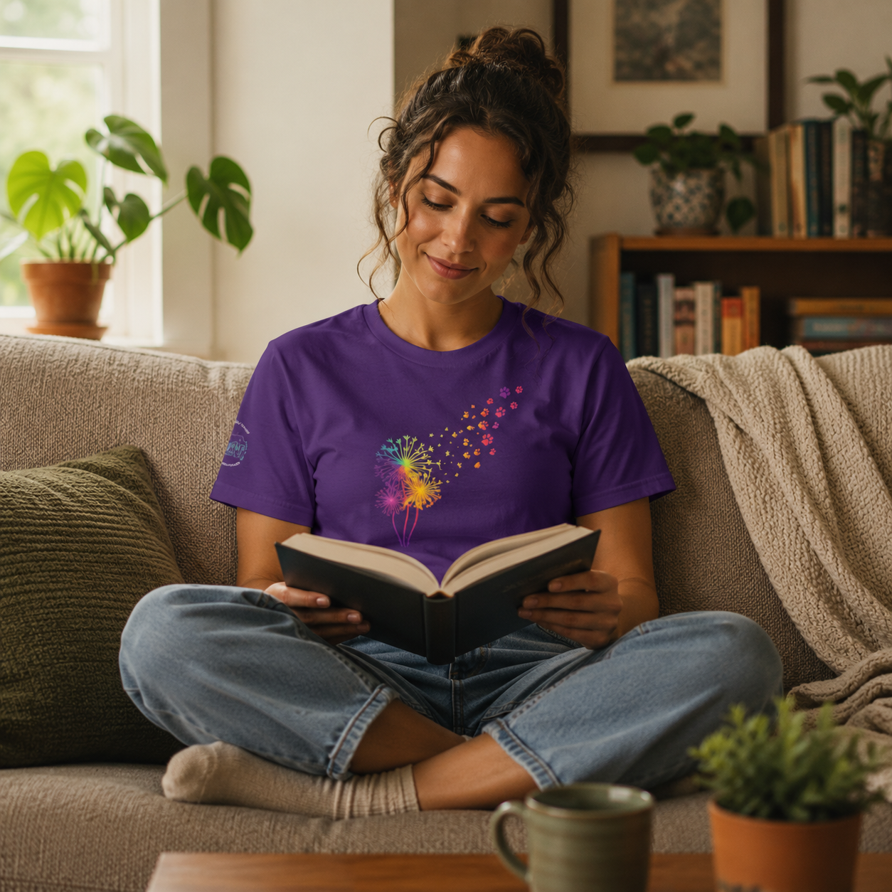 Northwoods Dandelion Rainbow Tee