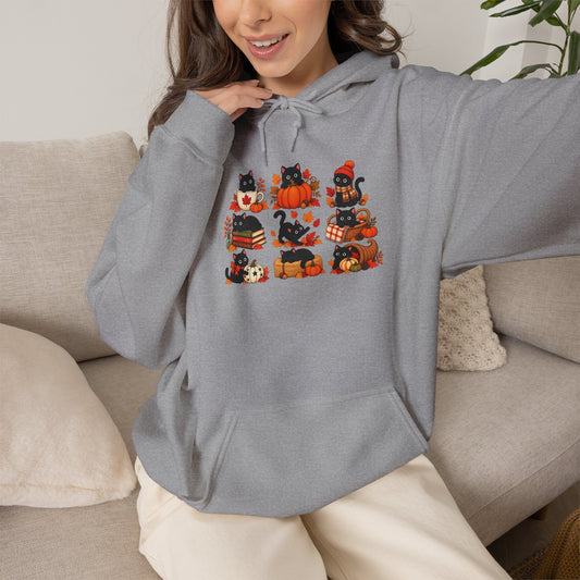 Delta Animal Shelter Halloween Cats Graphic Hoodie