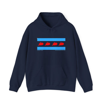 Chicago Skyline Hooded Sweatshirt