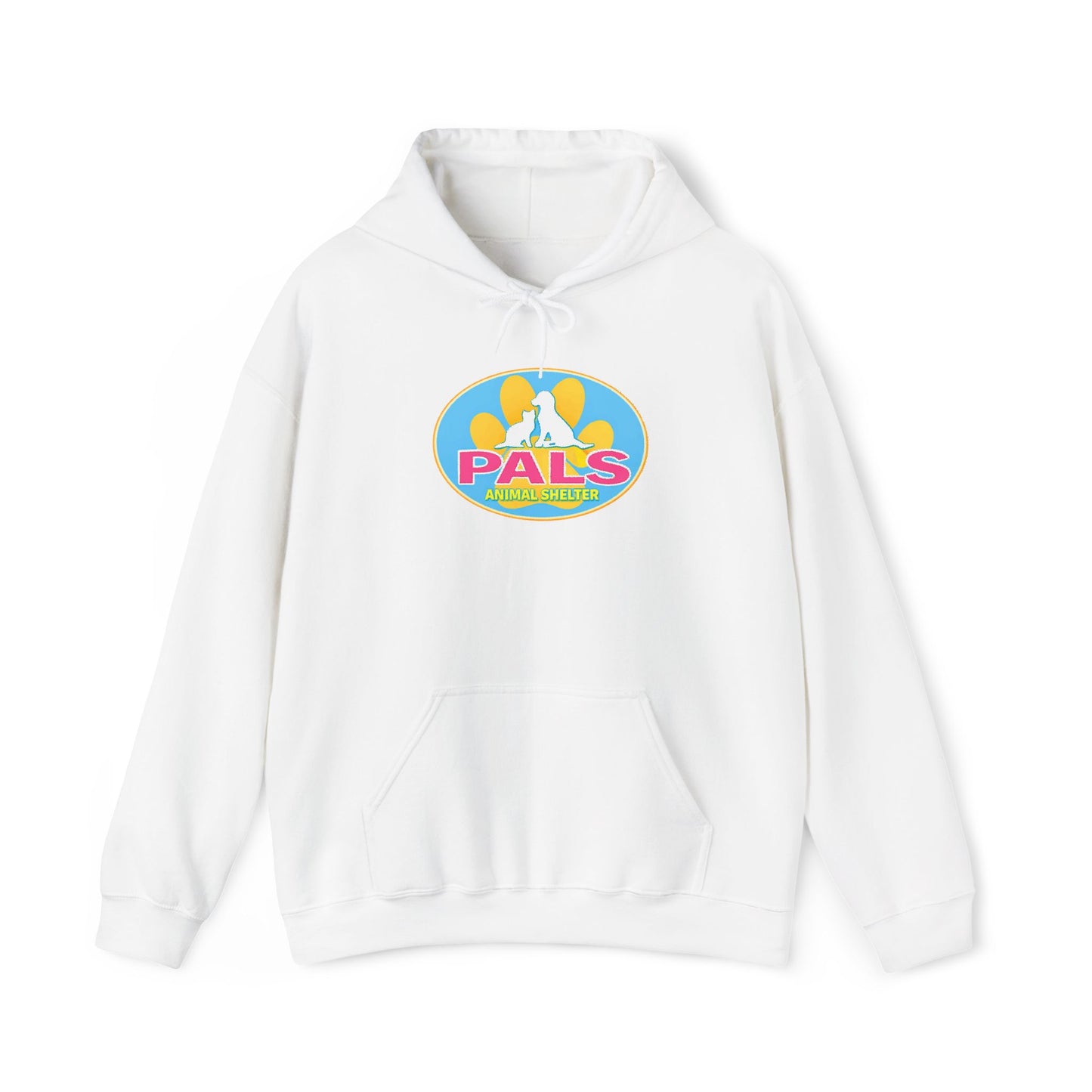 PALS Animal Shelter Badge New Color Logo Hoodie