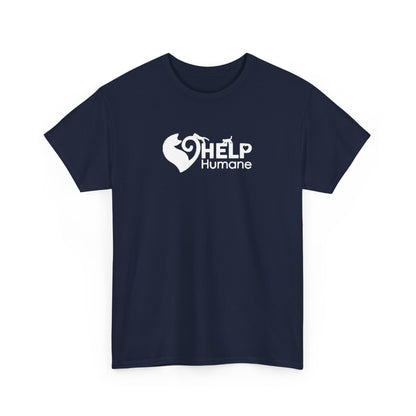 Help Humane Navy Unisex Heavy Cotton Tee