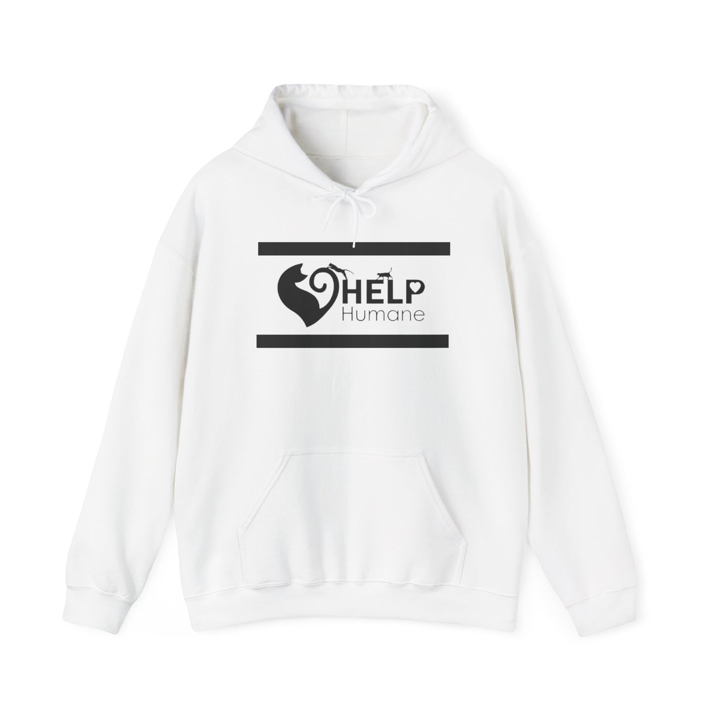 HELP Humane Youth Hoodie - Block Design