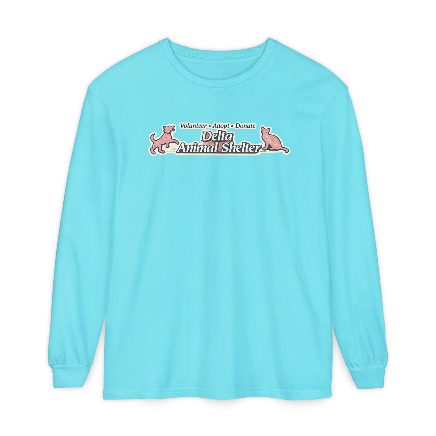 Delta Animal Shelter Long Sleeve "Retro" Collection Tee
