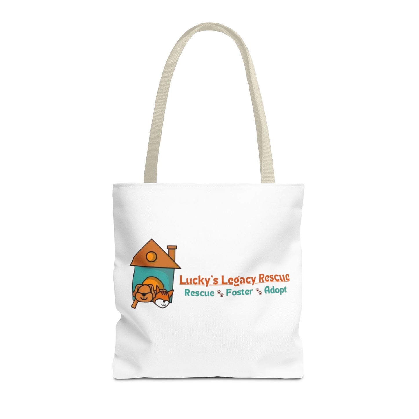 Lucky's Legacy Rescue Logo Tote (Rescue • Foster • Adopt)