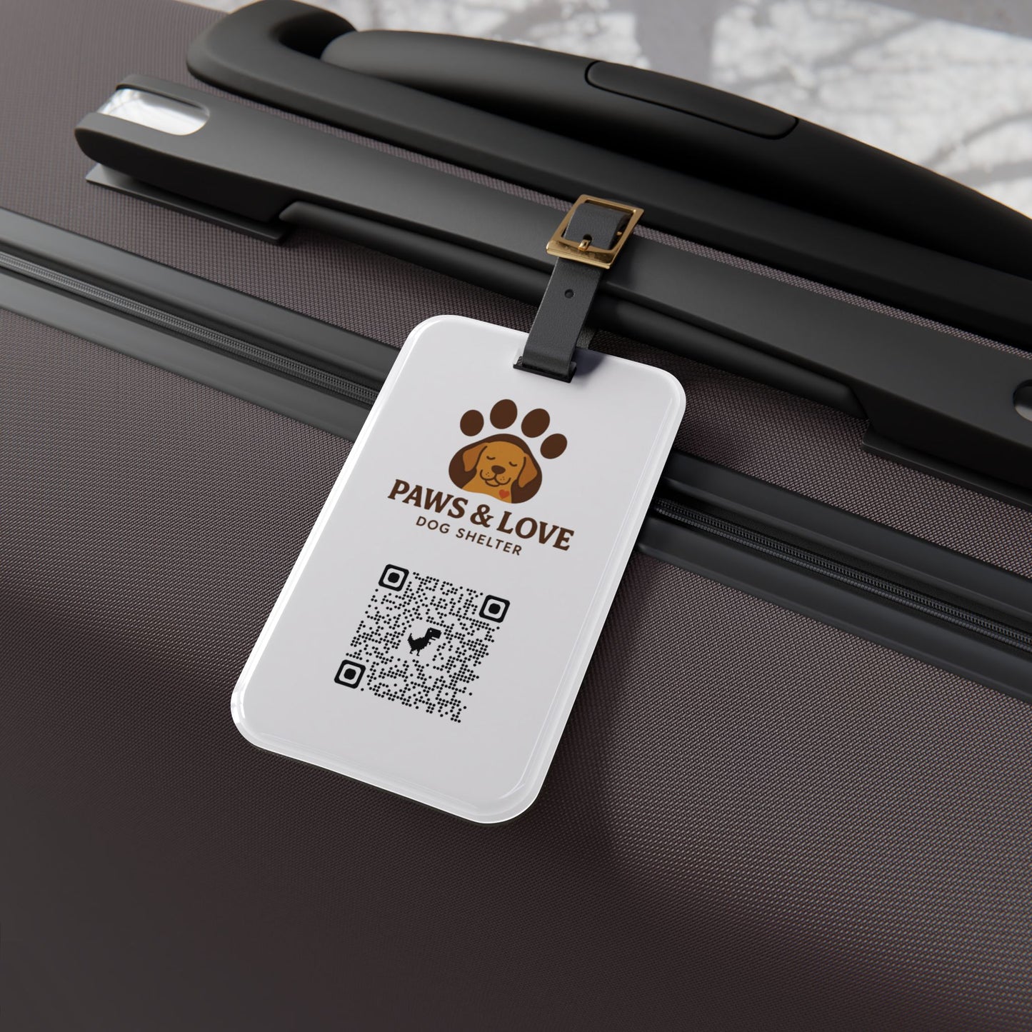 Paws and Love Luggage Tag