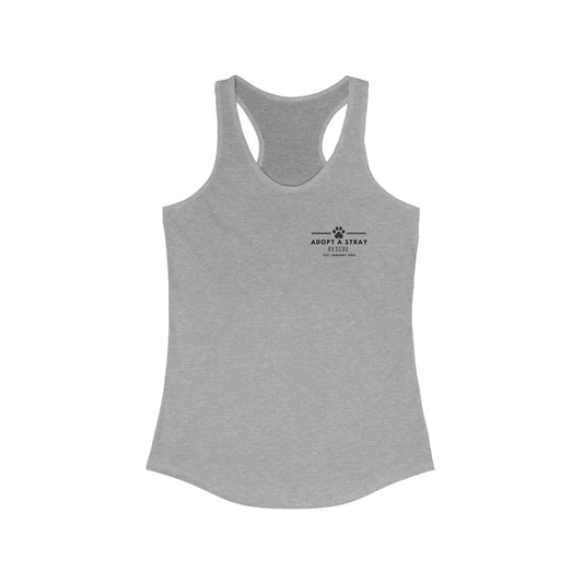 Adopt a Stray Rescue Women's Ideal Racerback Tank
