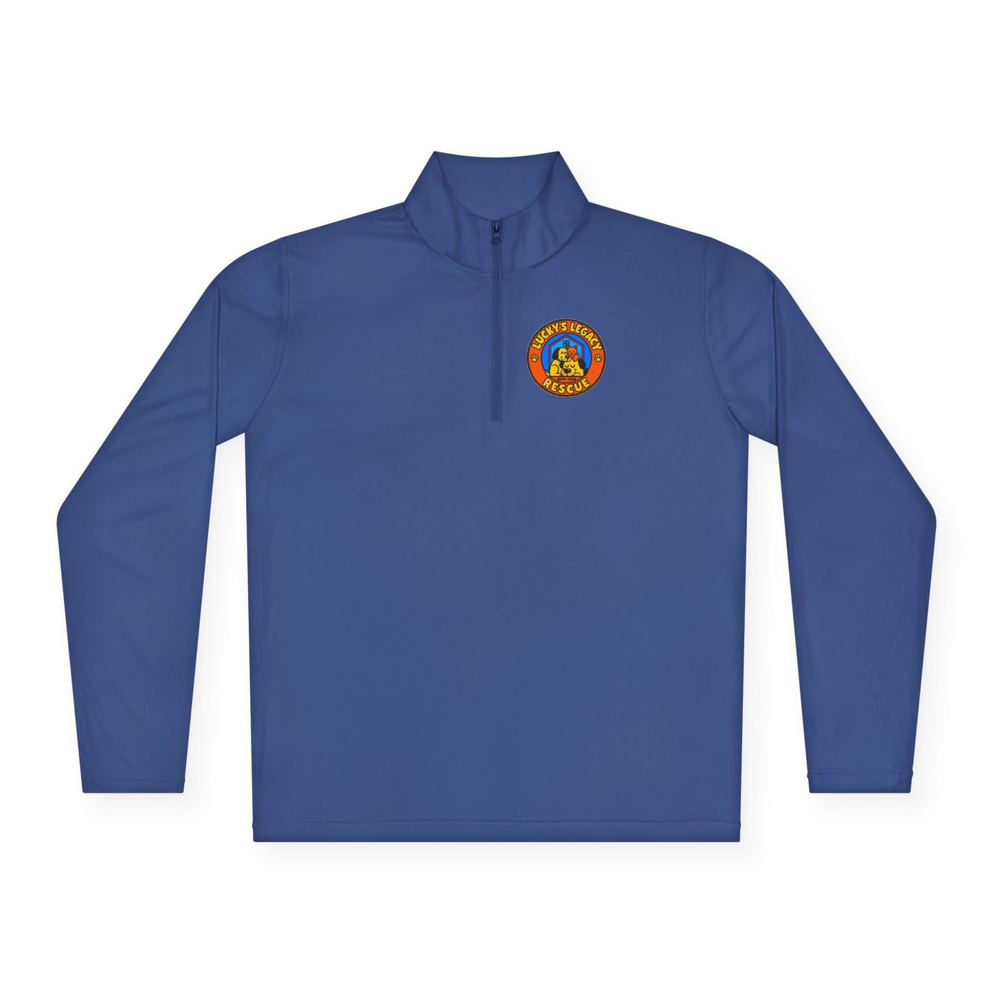 New!  Lucky's Legacy Quarter-Zip Pullover Updated Logo