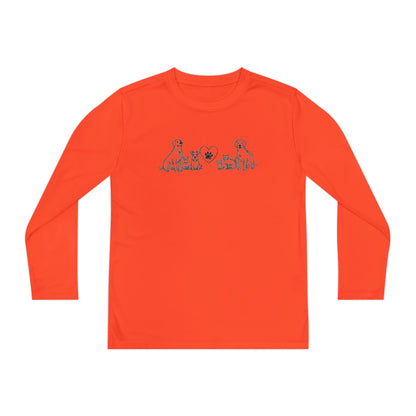 Youth Long Sleeve Delta Animal Shelter "Line Art" Collection Logo on Back