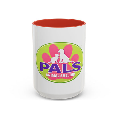 PALS Animal Shelter Accent Coffee Mug – 11/15oz Pet Rescue Logo Mug