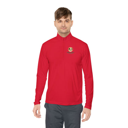 Happy Tails Unisex Quarter-Zip Pullover for Charity Support