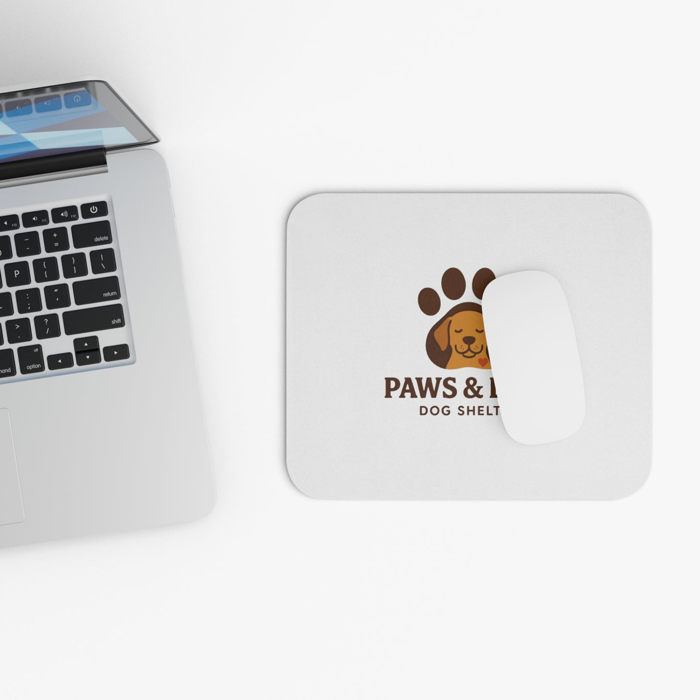 Paws & Love Dog Shelter Mouse Pad
