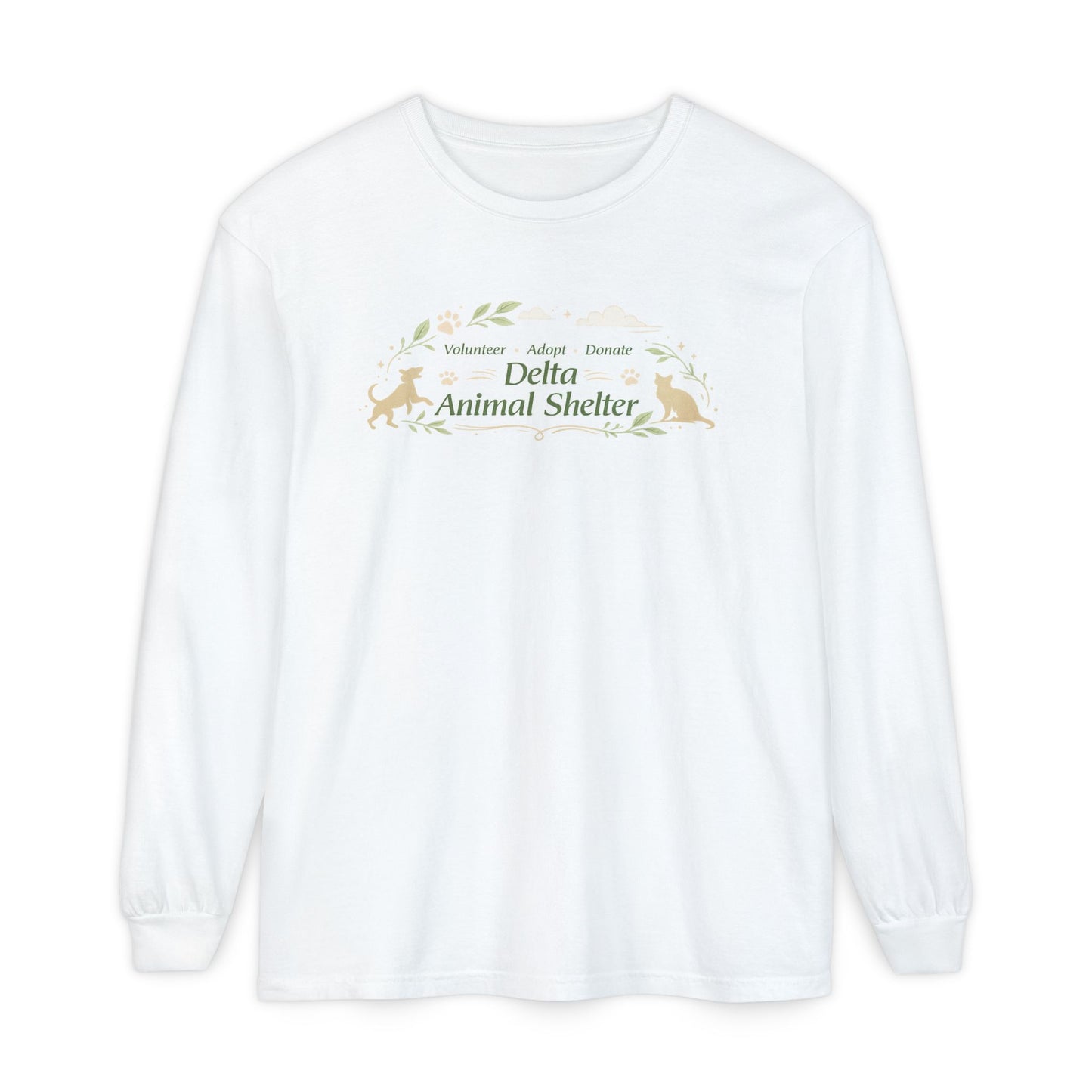 Delta Animal Shelter Long Sleeve "Eco Style" Collection Tee (Internal)