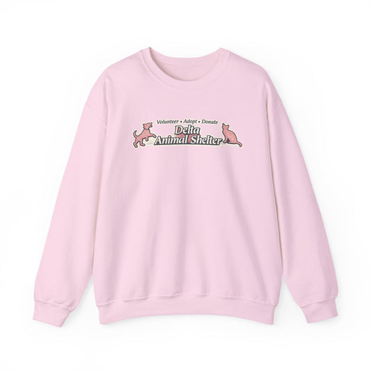 Delta Animal Shelter "Retro" Collection Crewneck Sweatshirt (Internal)