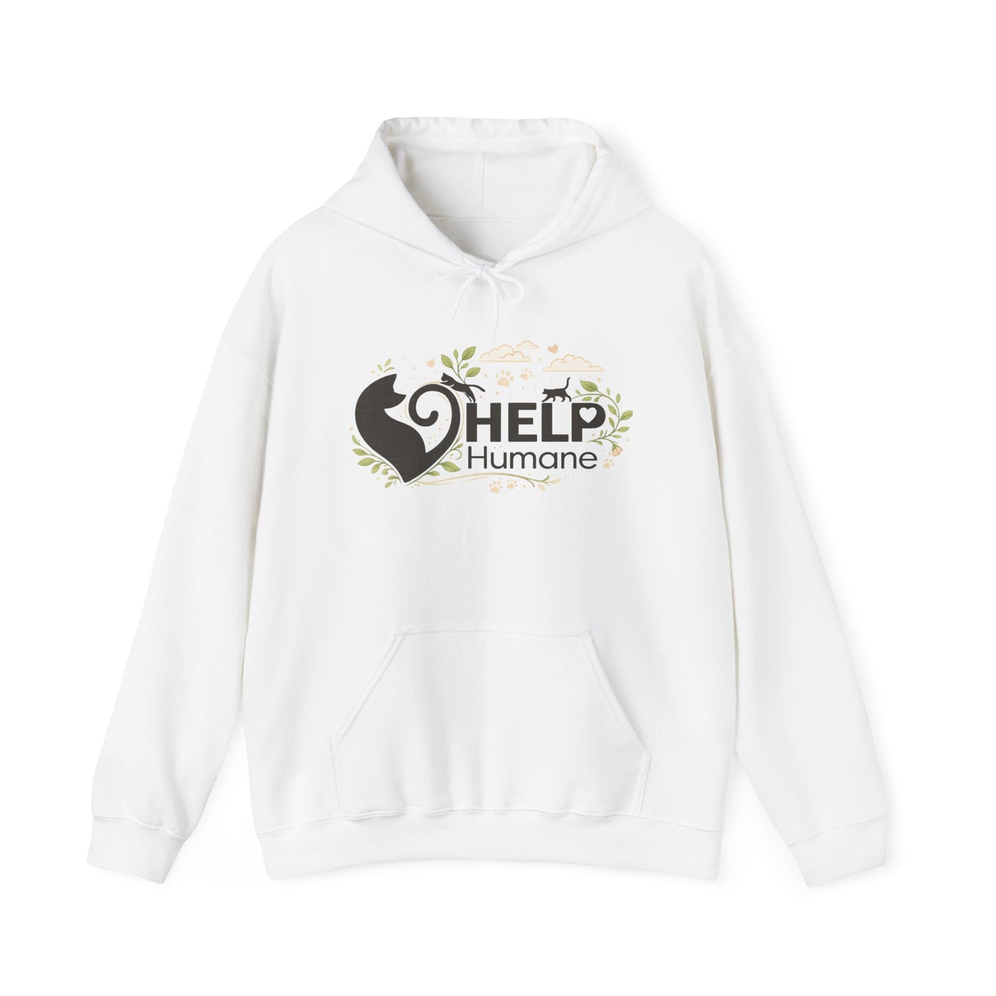 NEW! Eco Style Help Humane Logo Hoodie