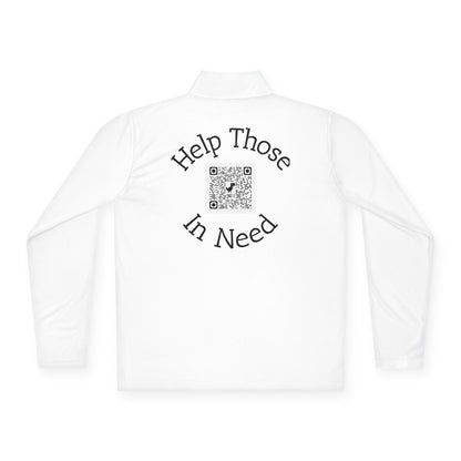 Happy Tails Unisex Quarter-Zip Pullover for Charity Support