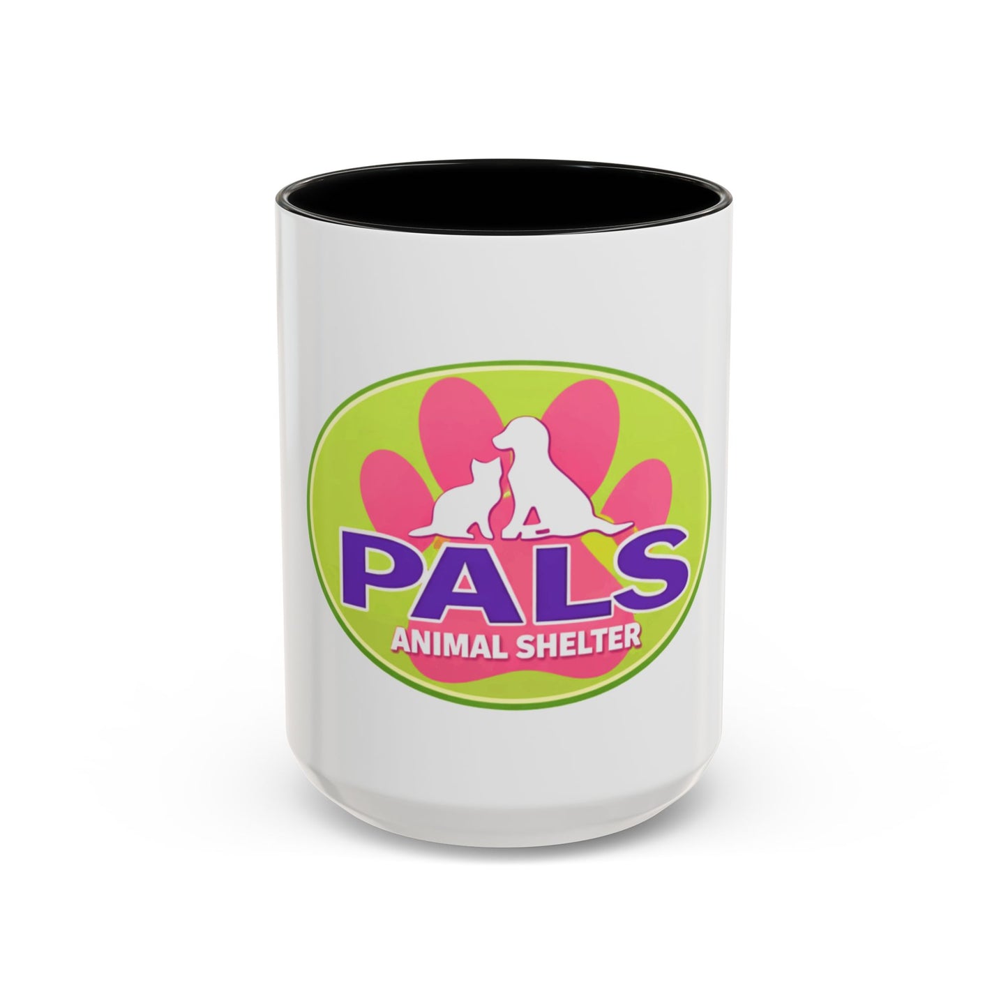 PALS Animal Shelter Accent Coffee Mug – 11/15oz Pet Rescue Logo Mug