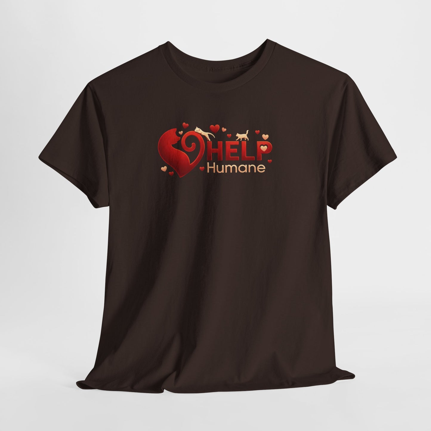 Help Humane Loving Heart T-Shirt