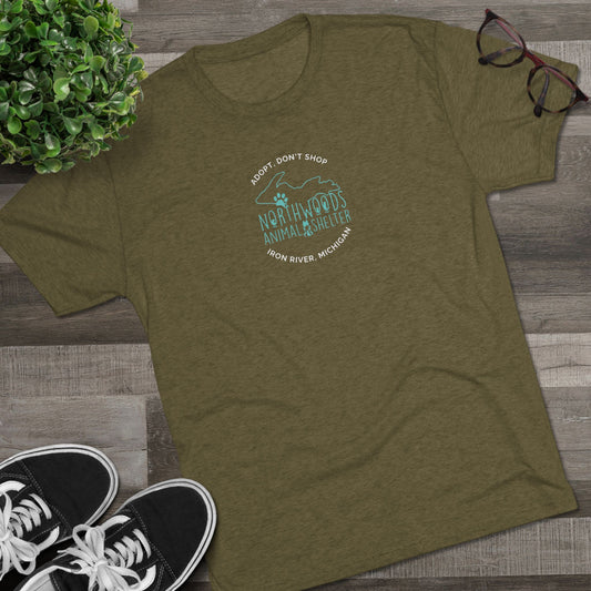 Northwoods Animal Shelter Breathable Tri- Blend T‑Shirt
