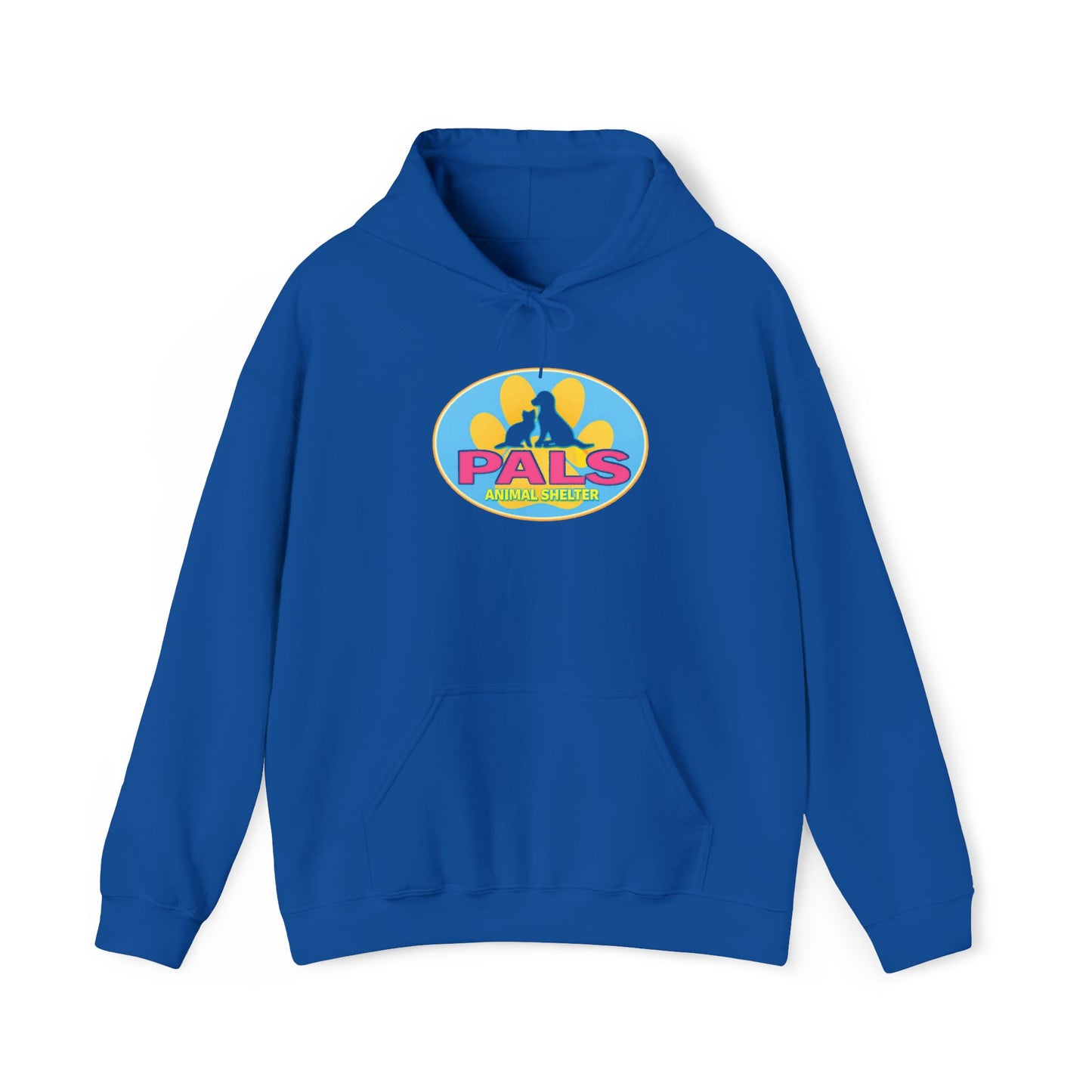 PALS Animal Shelter Badge New Color Logo Hoodie