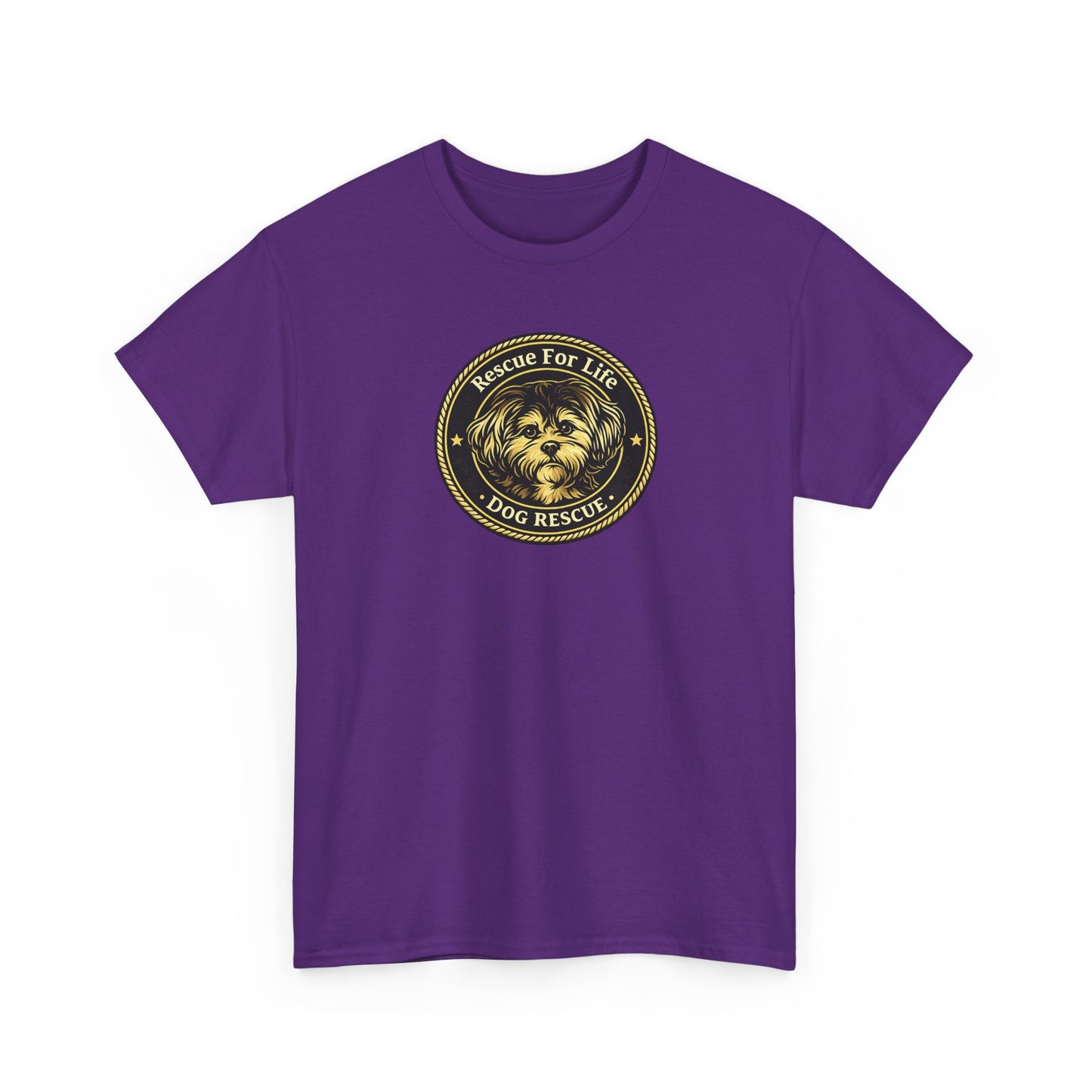 Rescue For Life Dog Rescue T-Shirt "Badge" Collection