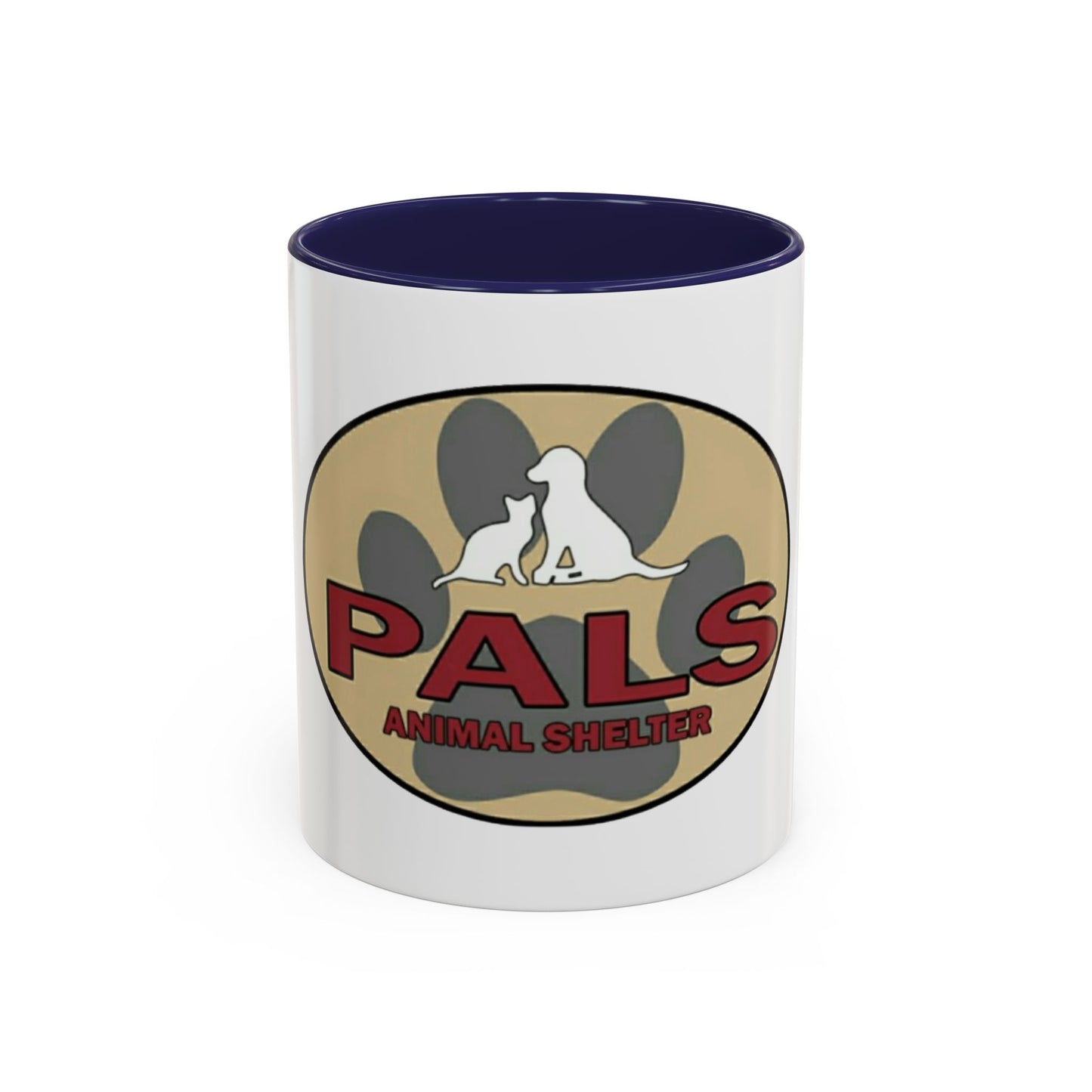 PALS Animal Shelter Coffee Mug – Paw Print Rescue Supporter 11/15oz