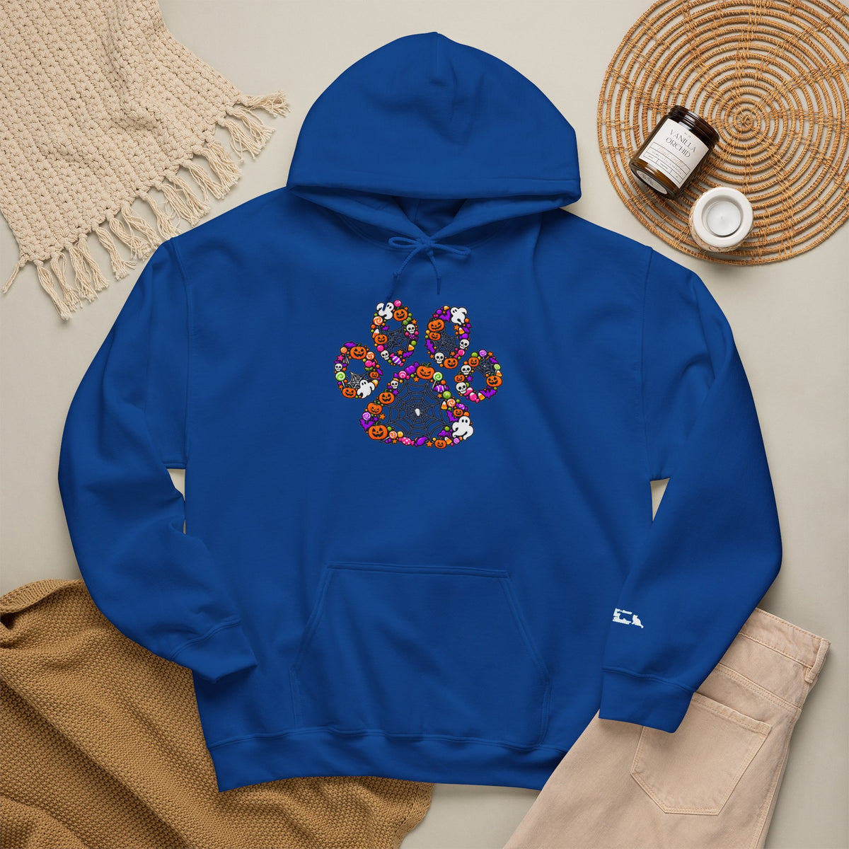 Delta Animal Shelter Spooky Paw Print Hoodie
