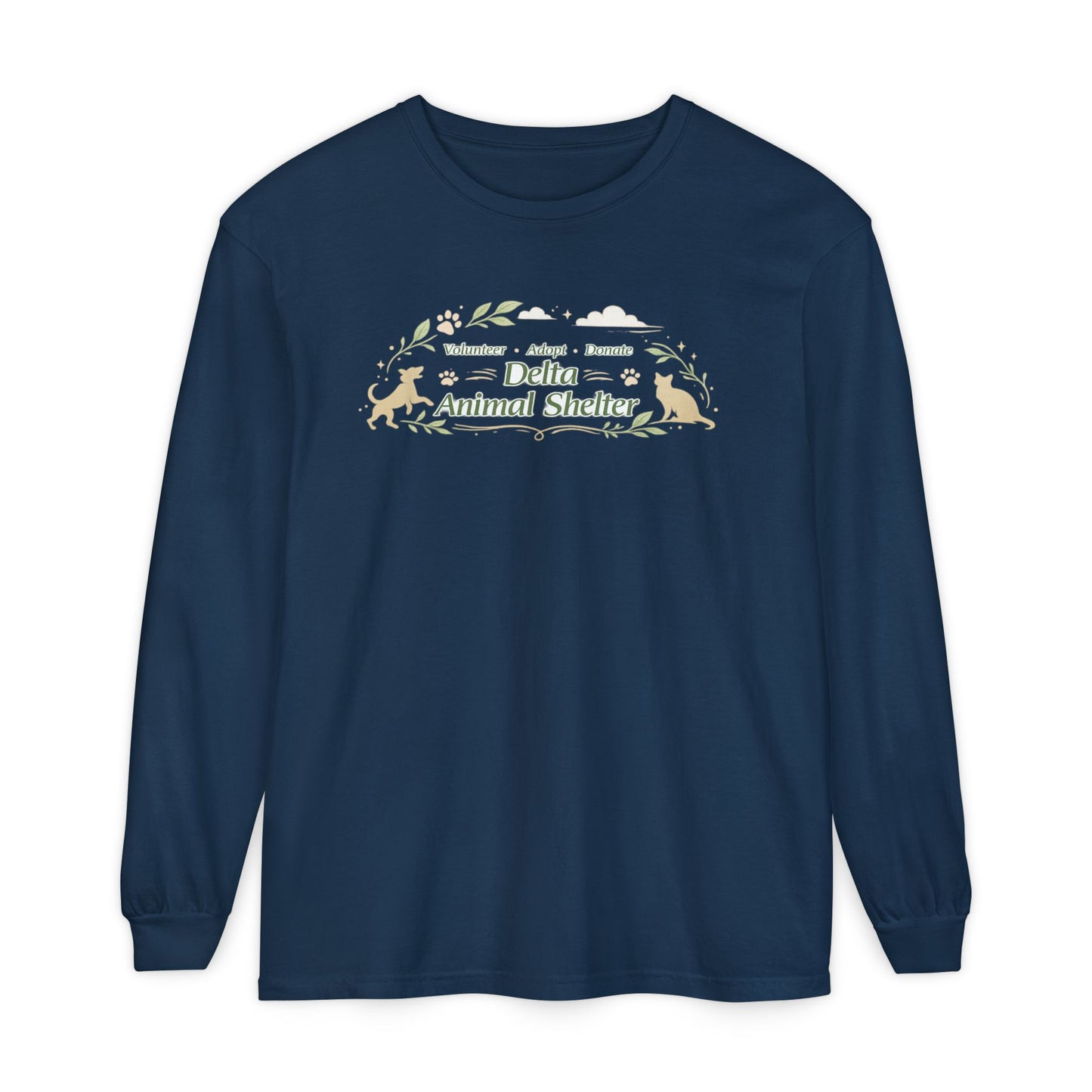 Delta Animal Shelter Long Sleeve "Eco Style" Collection Tee (Internal)
